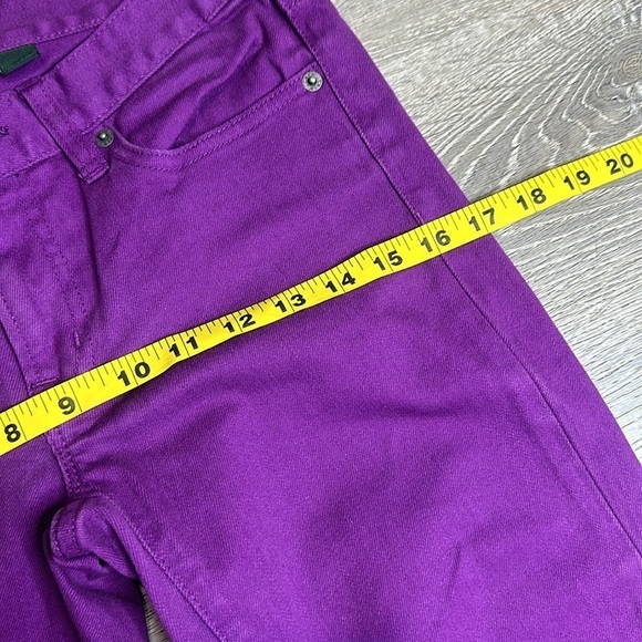NEW J.Crew Women’s Purple Toothpick Low-Rise Skinny Jeans Sz 26 - Picture 8 of 11